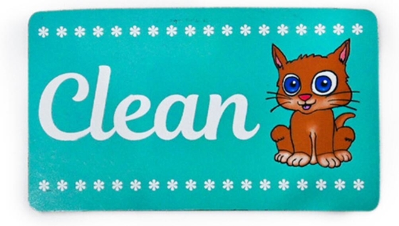 علامت خنده دار ضد آب تمیز و کثیف ماشین ظرفشویی مگنت برای شستشوی ظروف منزل