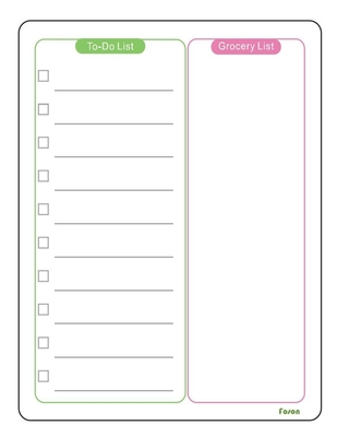 Dry Erase Vertical Magnetic To Do List Notepads For Fridge