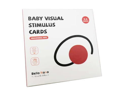 کارتهای تحریک بصری نوزاد 3-6 ماهه کارتهای کنتراست سیاه و سفید