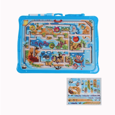اسباب بازی های آموزشی پیچ و خم پازل مغناطیسی مونته سوری با قلم Ocean Beach Eco EVA Plastic