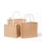 کیسه‌های جوت چاپ‌شده قابل استفاده مجدد کیسه‌های گونی برای بسته‌بندی خرید مواد غذایی