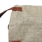 کیسه های جوت چاپ شده پیاز سیب زمینی کیسه های نگهداری با دسته چرمی
