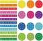 مجموعه کسری دایره ای کاشی مغناطیسی 156 عددی 12 عددی اسباب بازی های شمارش و ریاضی کدگذاری رنگ